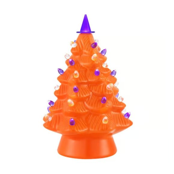 Mr. Christmas 5in. LED Nostalgic Holly Ceramic Tree BRAND-NEW w/ALL tags - Picture 14 of 16